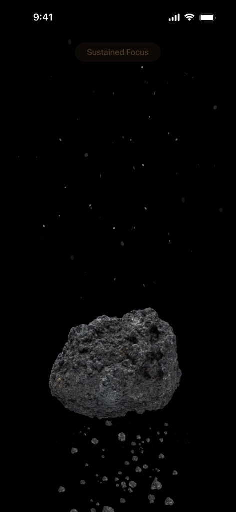 Polaris — focus in progress, ambient session without a numeric readout